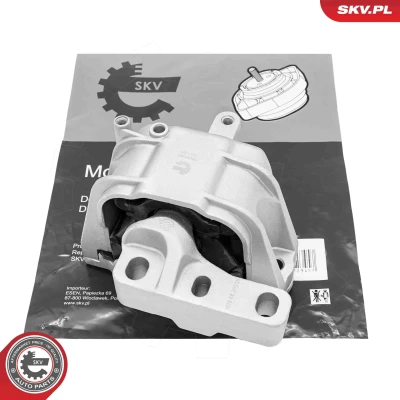 Bilde av ESEN SKV 75SKV043 Motorfeste høyre hydrolager Aluminium, gummi 168mm 122mm VOLKSWAGEN: Caddy 3, Eos, Golf Plus / Crossgolf