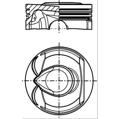 Bilde av Stempel MAHLE ORIGINAL 039 PI 00123 002