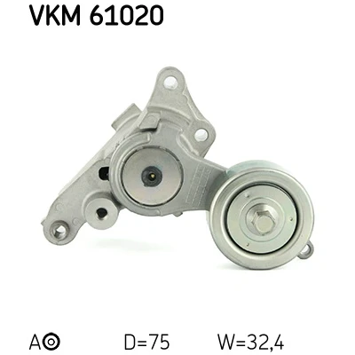 Bilde av SKF VKM 61020 Strammerull TOYOTA: HILUX 3 Pick up, Dyna Flatvogn lastebil / Chassis, HIACE 4 Kasten