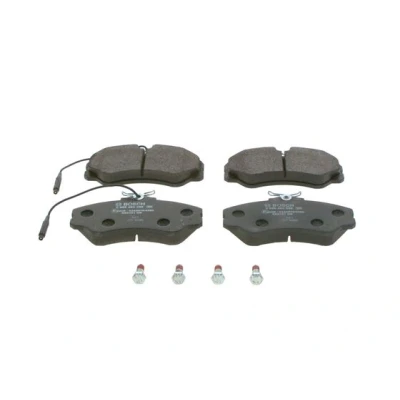 Bilde av BOSCH 0 986 460 998 Bremseklosser Low Metallic med integrert slitasjesensor montageanvisning, antihyle blikk, skruer