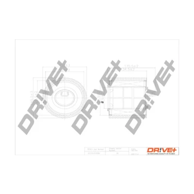Bilde av Dr!ve+ DP1110.10.0264 Luftfilter 173 158, 144 Filterinnsats OPEL: Astra K Sports Tourer, Hatchback