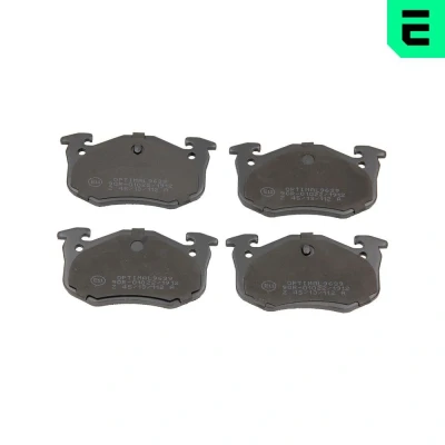Bilde av OPTIMAL BP 09639 Bremseklosser bakaksel ikke klargjort for slitasjeindikator PEUGEOT: 206 Hatchback, 306 SW, RENAULT: CLIO 2