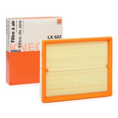 Bilde av MAHLE ORIGINAL LX 622 Luftfilter 57,3 213 254,0 Filterinnsats BMW: 5 Touring, Sedan, X5, AUDI: A6 C5 Allroad C5, A4 B5 Avant