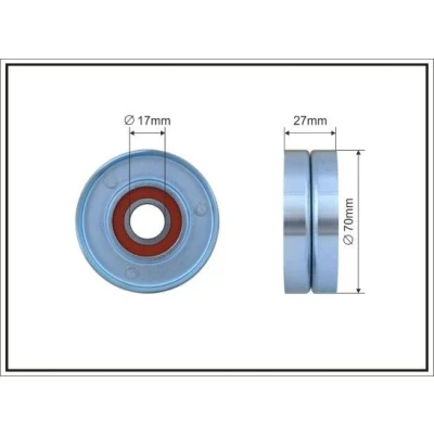Bilde av Strammerull, kilerem med ribber, nissan,renault, 11 95 5JD 20A, 21A, 11955EE50B, 11955 EE50B, 11955ET00A, ET00A, 11955JD