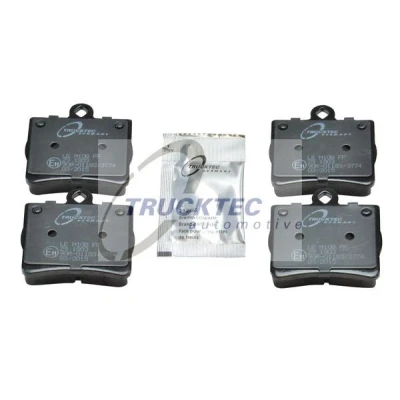 Bilde av TRUCKTEC AUTOMOTIVE 02.35.120 Bremseklosser bakaksel ekskl. slitasjevarselkontakt MERCEDES BENZ: C Klasse Sedan