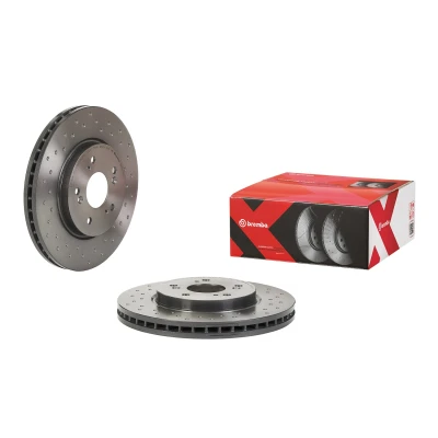 Bilde av BREMBO 09.B648.1X Bremseskiver 296 28 5 perforert / ventilert belagt med skruer HONDA: CR V 3, 4