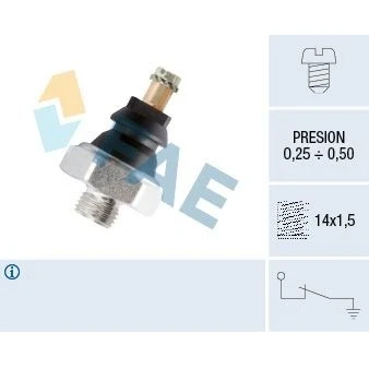 Bilde av EPS 1.800.074 Oljetrykkbryter M14x1,5 Made in Italy OE Equivalent MERCEDES BENZ: T1 Flatvogn lastebil/Chassis