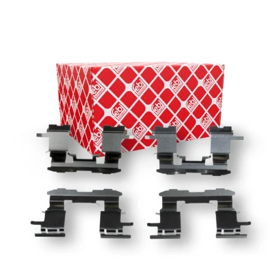 Bilde av FEBI BILSTEIN 182755 Tibehørsett, skivebremse belegg framaksel TOYOTA: Corolla IX Hatchback, Urban Cruiser, Prius III Hatchback