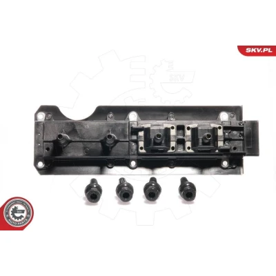 Bilde av ESEN SKV 03SKV055 Tennspole 4 polet 12V elektrisk inkl. tenningspluggkontakt