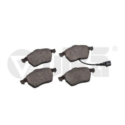 Bilde av VIKA 66980008401 Bremseklosser framaksel Low Metallic inkl. slitasjevarselkontakt med montageanvisning AUDI: A4 B7 Avant, B6 Sedan