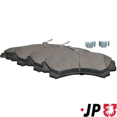Bilde av JP GROUP 3963600510 Bremseklosser framaksel med akustisk slitasjevarsel MITSUBISHI: COLT 6, SMART: Forfour I