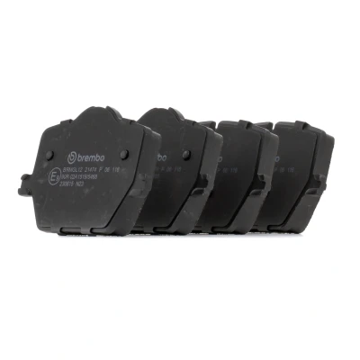 Bilde av BREMBO P 06 116 Bremseklosser klargjort for slitasjeindikator med bremsecaliperskruer, antihyle blikk tilbehør BMW: 3 Sedan