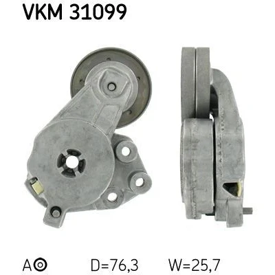 Bilde av SKF VKM 31099 Strammerull VOLKSWAGEN: Tiguan I, Touran Golf 5, SKODA: Fabia 2
