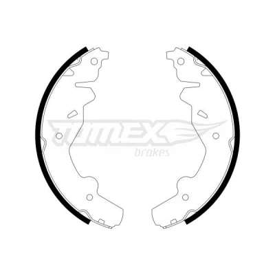 Bilde av TOMEX brakes TX 23 19 Bremsesko bakaksel 250 57 KIA: Sportage I