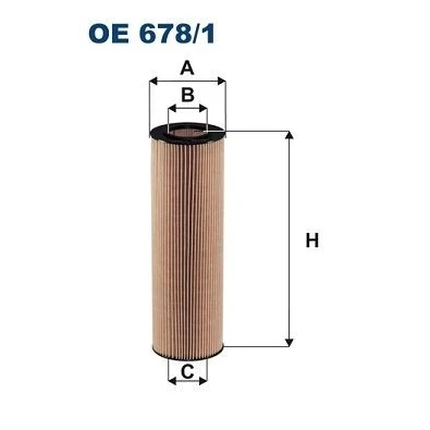 Bilde av FILTRON OE 678/1 Oljefilter Filterinnsats SCANIA: P,G,R,T series