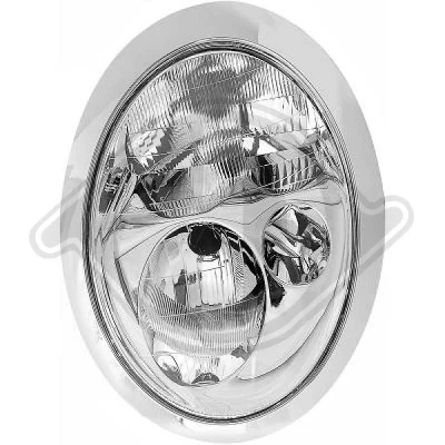 Bilde av DIEDERICHS 1205981 Frontlykter venstre H7/H7 MINI: Hatchback
