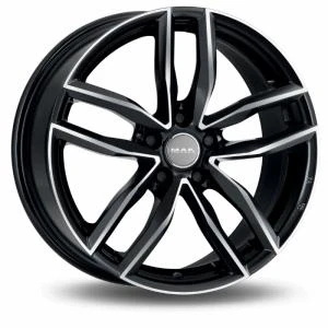 Bilde av MAK Sarthe Black Machined Face 8x19 5/112 ET42 B66.5