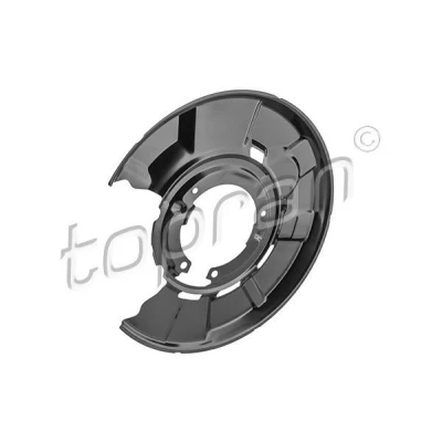 Bilde av TOPRAN 503 814 Bremseskjold venstre bakaksel BMW: 3 Sedan, Touring, 1 Hatchback