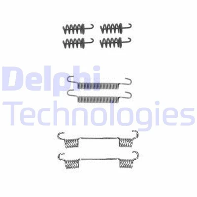 Bilde av DELPHI LY1380 Teilbehørsett, parkeingsbremse sko MERCEDES BENZ: Sprinter 3.5 T Minibuss, 5 Van, Flatvogn lastebil/Chassis