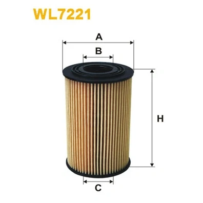 Bilde av Oljefilter WIX FILTERS WL7221