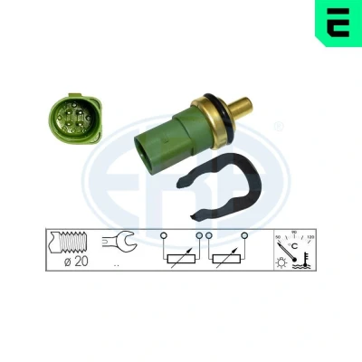 Bilde av Sensor, kjølemiddeltemperatur, audi,ford,seat,skoda,vw, 059 919 501 A, 1100619, 1124770, XM21 8A570 BA