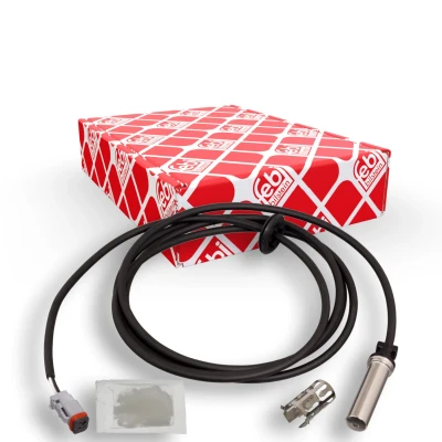 Bilde av FEBI BILSTEIN 103945 ABS Sensor framaksel venstre, venstre bakaksel, høyre, høyre bakaksel med hylse, fett 1150 2620 2700