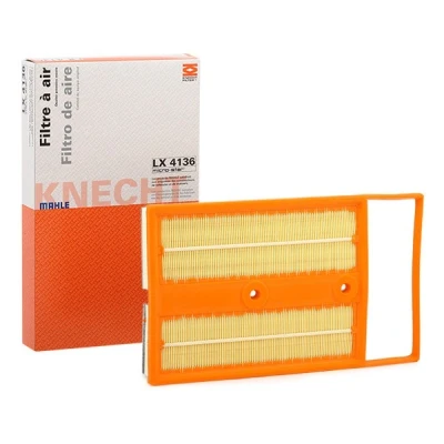 Bilde av MAHLE ORIGINAL LX 4136 Luftfilter 48 205 346, 280 Filterinnsats VOLKSWAGEN: Polo V Hatchback, AUDI: A1 Sportback
