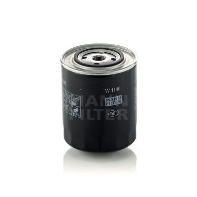 Bilde av MANN FILTER W 1140 Oljefilter 3/4 16 UNF med en retursperreventil Påskruingsfilter