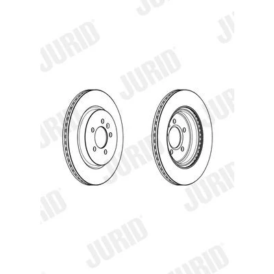 Bilde av JURID 562975JC Bremseskiver 315 23 5 115 ventilert belagt med skruer OPEL: Insignia B Sports Tourer, Zafira C Country Tourer