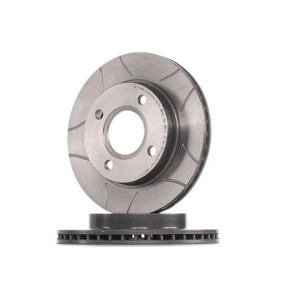 Bilde av BREMBO MAX LINE 09.6727.77 Bremseskiver 240 20 4 innvendig ventilert, med sliss belagt tannet fjærskive FORD: Escort 5, 6