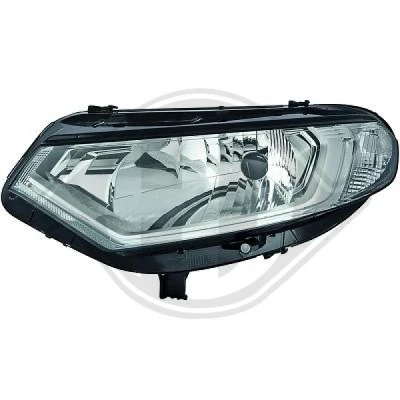 Bilde av DIEDERICHS 1480081 Frontlykter venstre H4 LED for høyrekjøring med motor høydejustering hovedlys