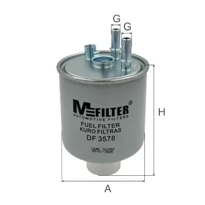 Bilde av Drivstoffilter MFILTER DF 3578