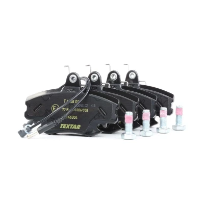 Bilde av TEXTAR 2146304 Bremseklosser inkl. slitasjevarselkontakt med bremsecaliperskruer RENAULT: CLIO 2, Megane I Grandtour, Super 5 Hatchback