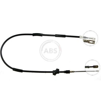 Bilde av A.B.S. K10148 Bremsekabel 1298 Trommelbrems for høyre/venstre ratt AUDI: 80 B3