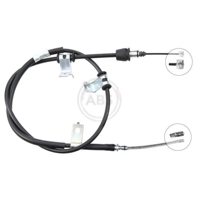 Bilde av A.B.S. K17028 Bremsekabel 1588 Skivebrems for høyre/venstre ratt