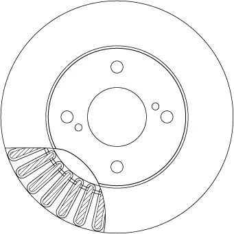 Bilde av TRW DF6990 Bremseskiver 231 20 4 100,6 ventilert spraylakkert SUZUKI: Ignis III