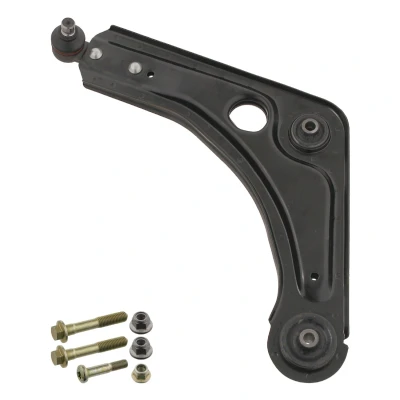 Bilde av FEBI BILSTEIN 33115 Bærebru med tilleggsmateriale lager, støtte / styreledd framaksel venstre Casterstag stålplate FORD: Escort 6