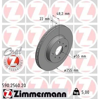 Bilde av Bremseskive, Framaksel, toyota corolla, corolla compact, kombi, liftback, 43512 12550