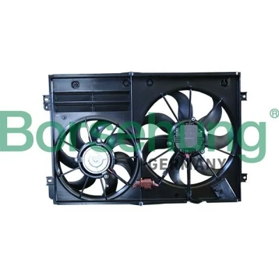 Bilde av Borsehung B19251 Kjølevifte 300W+200W med strupespjeldstyring VOLKSWAGEN: Golf 5, Tiguan I, Touran AUDI: A3 Sportback