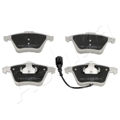 Bilde av ASHIKA 50 00 0909 Bremseklosser framaksel inkl. slitasjevarselkontakt VOLKSWAGEN: GOLF 6, Scirocco III, AUDI: A3 Sportback, Hatchback, TT Coupé