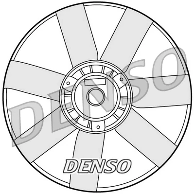 Bilde av DENSO DER32005 Kjølevifte 350 200