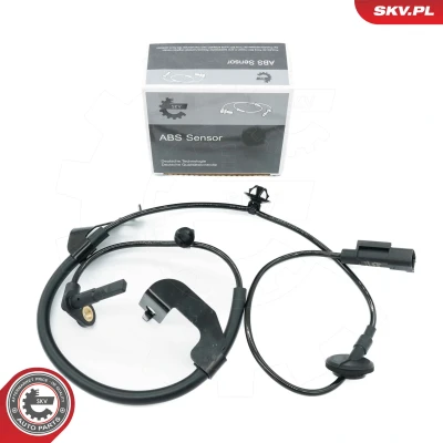 Bilde av ESEN SKV 06SKV434 ABS Sensor foran høyre 2 860 930 svart plast DODGE: Caliber Hatchback, JEEP: Compass, Patriot