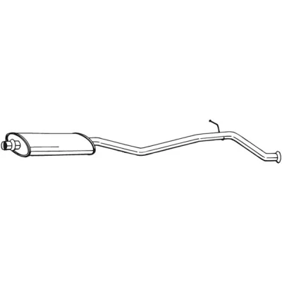 Bilde av Mellomlyddemper, peugeot 406, 406 break, 1717C7