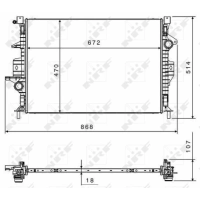 Bilde av Radiator, motorkjøling, volvo v40 cross country, halvkombi, skåp/halvkombi, 31319064