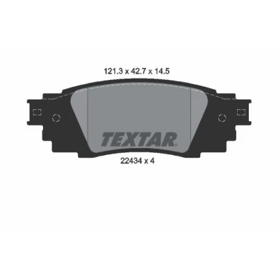 Bilde av Bremseklosser sett, Bakaksel, lexus es, rx, ux, toyota camry, c hr, hr van, corolla cross, rav 4 v, van yaris 04466023