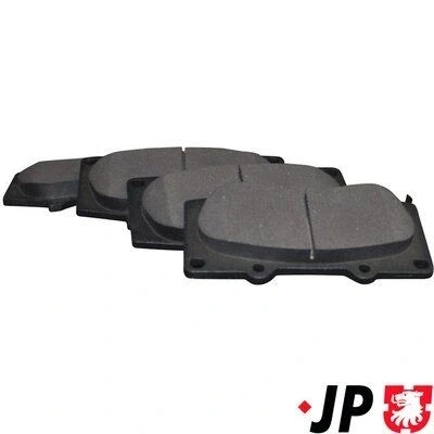 Bilde av JP GROUP 4863600710 Bremseklosser framaksel med akustisk slitasjevarsel TOYOTA: Land Cruiser Prado 120, 150, HILUX 3 Pick up