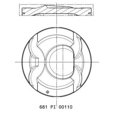 Bilde av Stempel MAHLE ORIGINAL 681 PI 00110 000