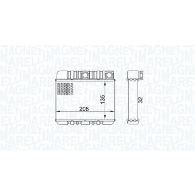 Bilde av Varmeapparat register MAGNETI MARELLI 350218469000