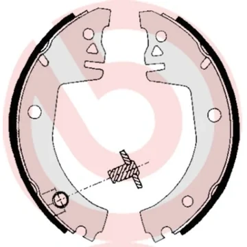 Bilde av BREMBO S 85 512 Bremsesko 200 32