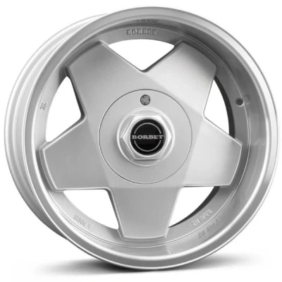 Bilde av BORBET A Silver Polished 7x15 4/108 ET35 B57.1